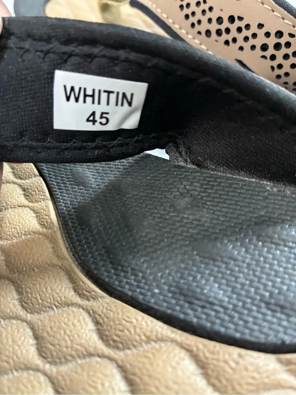 WHITIN Men's Outdoor Flip Flop Thong Sandals